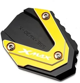 Miniatura 18 de KAnduo M para Yamaha Xmax 300 X-MAX 125 250 300 400 motocicletas Kickstand lateral soporte ampliador Pad y soporte soporte soporte columna auxiliar