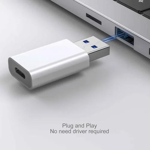 Miniatura 5 de Adaptador USB a USB C para iPhone 17/16/15, adaptador USB C hembra a USB macho, cargador convertidor tipo C para Apple Watch, AirPods 3, coche