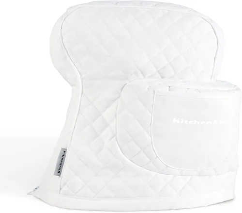 Miniatura 15 de KITCHENAID Funda ajustable para batidora de pie inclinable con bolsillo de almacenamiento, acolchada 100% algodón, 14.4 x 18 x 10 pulgadas, gris