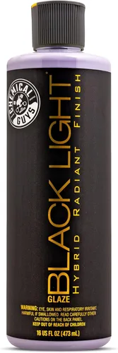 Chemical Guys Black Light Hybrid Radiant Finish - Barniz premium y sellador de automóviles para colores negros y oscuros - Mejora la profundidad, el