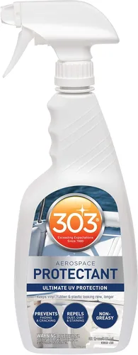 303 (30305) Marine - Spray protector de UV para vinilo, de plástico, hule, fibra de vidrio, piel y más – repele Polvo y Suciedad – No Tóxico,