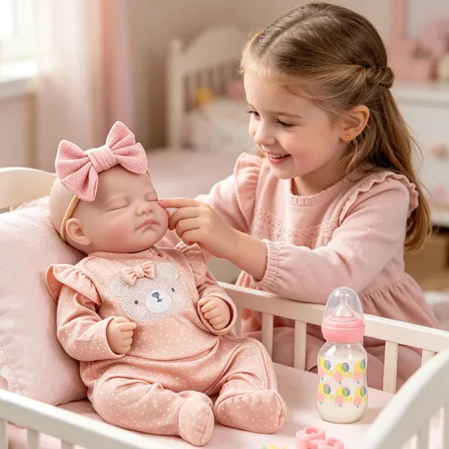 Miniatura 3 de Milidool Muñecas de bebé Reborn, 20 pulgadas, vinilo suave, realista, muñeca de bebé recién nacida, accesorios de muñecas de bebé realistas con caja