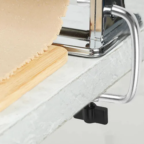 Miniatura 5 de Lovelysp - Mango de máquina de pasta italiana y clip, repuesto manual para máquina de fideos y accesorios (negro) 2