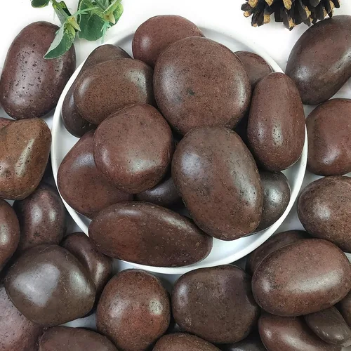 Miniatura 11 de YISZM Rocas blancas de río de 40 libras para paisajismo, guijarros naturales de 2 a 3 pulgadas para plantas de interior, piedras decorativas Blanco