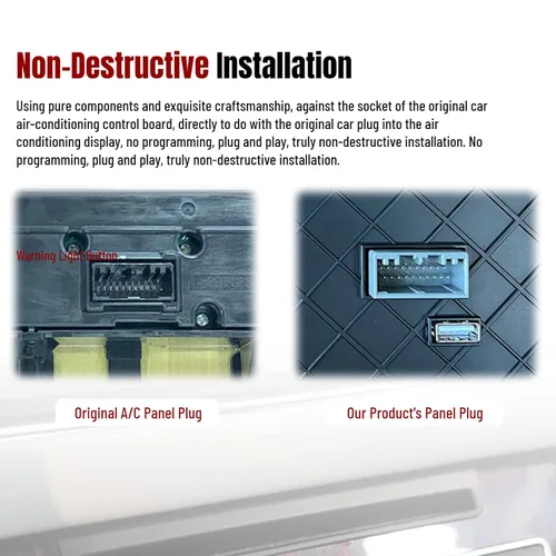 Miniatura 6 de Pantalla táctil de CA para automóvil Land L405 2013 a 2017, reemplazo de panel táctil de control de temperatura de aire de 10 pulgadas, accesorios