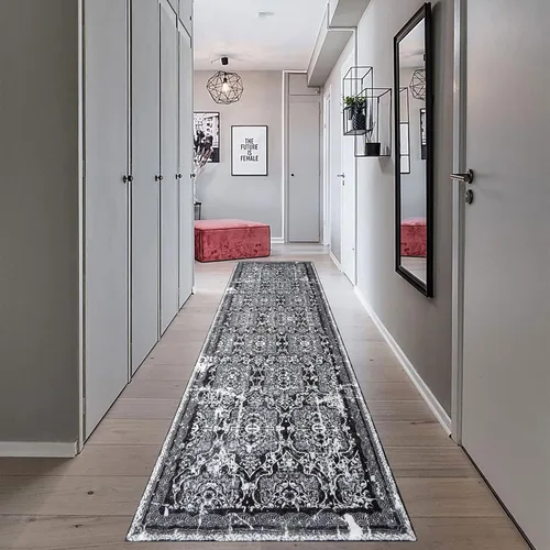 Miniatura 43 de Vaukki - Alfombra de pasillo, suave y peluda, alfombra antideslizante lavable, para lavandería, cocina, granja, baño, entrada y dormitorio