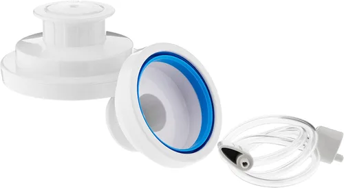 Miniatura 5 de FoodSaver Sellador al vacío que ahorra espacio con bolsas y rollo, plateado Sellador de tarros para sellador al vacío almacenamiento de alimentos