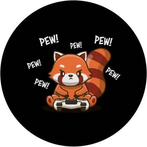 Miniatura 3 de PopSockets de panda rojo intercambiable PopGrip