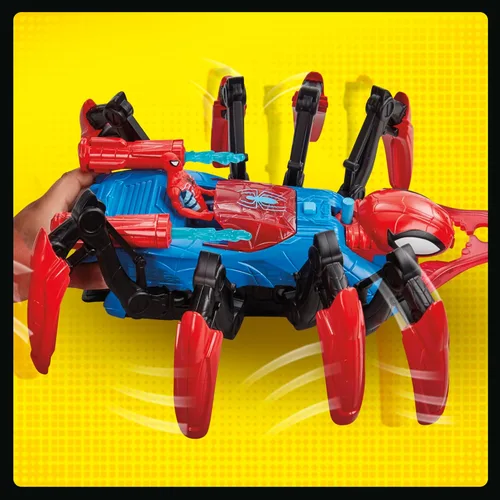 Miniatura 11 de Marvel Spider-Man Car Playset con función de explosión y figura de acción para niños a partir de 4 años