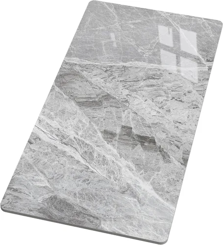 Miniatura 15 de Square Table Top, 19.6” White Sintered Stone Tabletop, DIY Replacement & Cover Marble Desktop, Scratch & Wear Resistant, Suitable for Indoor &