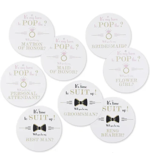 Miniatura 3 de Hortense B. Hewitt Pop the Question - Juego de tarjetas plegadas, multicolor