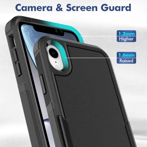 Miniatura 421 de Jeylly Funda para iPhone SE/Funda para iPhone 5S, Exterior de Plástico Duro que Absorbe Golpes + Interior de Silicona de Goma Defensor contra