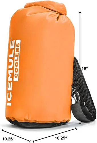 Miniatura 10 de ICEMULE Enfriador Clásico Plegable con Correa Bandolera Manos Libres, 100% Impermeable, Flota, Más de 24 Horas de Refrigeración, Enfriador de Lados