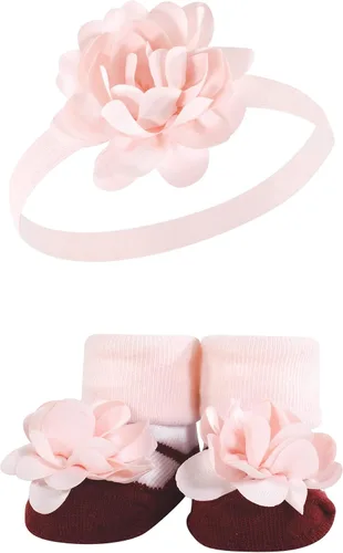 Miniatura 4 de Hudson Baby Conjunto de regalo de diadema y calcetines para niña