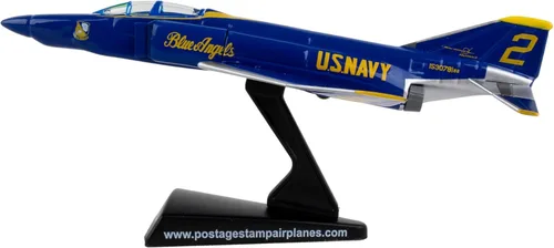 Miniatura 4 de Daron Postage Stamp F4 Phantom II 1/155 Blue Angels