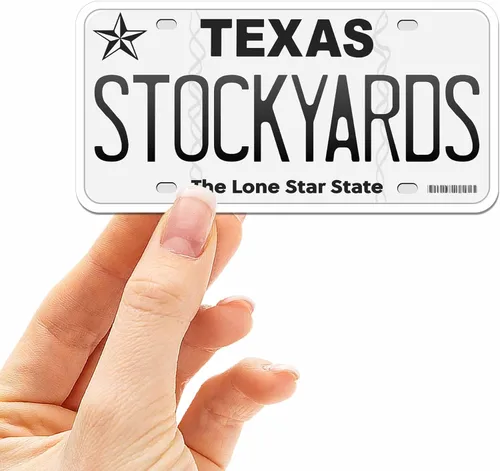 Miniatura 23 de Calcomanía para placa de matrícula de Texas, elige entre más de 50 ciudades de TX, calcomanía para parachoques de Texas para automóvil, calcomanías