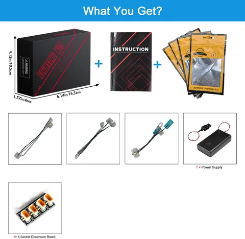 Miniatura 2 de VONADO Kit de luces LED compatible con Lego Minecraft The Deep Dark Battle 21246 (sin modelo), kit de iluminación de construcción compatible