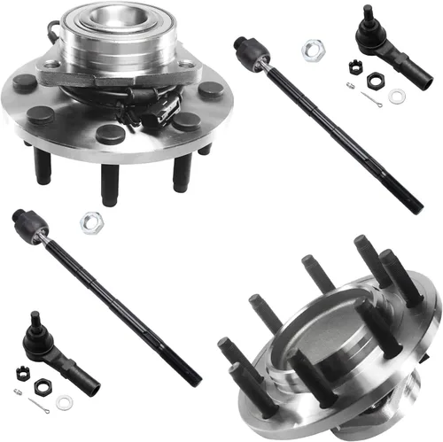 Miniatura 164 de Detroit Axle - Kit de nudillos de dirección delantera izquierda para Ford Edge Lincoln MKX 07-10, cojinete de rueda del lado del conductor, nudillo