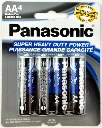 Miniatura 2 de 100pc Panasonic AA Baterías Super Heavy Duty Power Carbono Zinc Doble A Batería 1.5v
