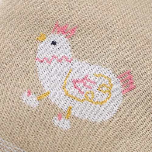 Miniatura 6 de mimixiong Manta de punto para bebés niños y niñas, algodón suave neutro en blanco para envolver cochecito de cuna con lindas ovejas