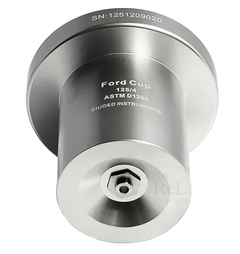 Kit de viscosímetro de vaso de viscosidad Ford – Certificado ASTM D1200 (tazas No.1-No.5) | Probador de flujo portátil de pintura, tinta, jarabe |