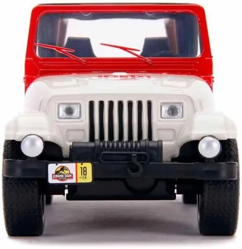 Miniatura 7 de Jada Toys Jurassic World 1:32 Jeep Wrangler - Coche fundido a presión, juguetes para niños y adultos
