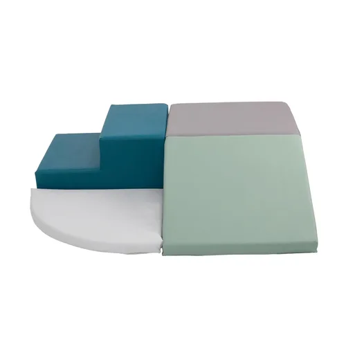 Miniatura 8 de Playtime Essentials - Juego de 4 piezas de bloques de espuma para escalar esquinas para niños pequeños, para interiores y bebés, juego suave