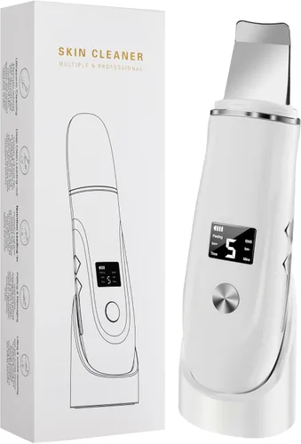 Espátula facial 4 en 1 para limpiar los poros, espátula facial para limpieza facial profunda con cargador USB