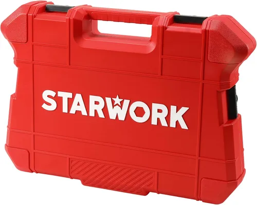 Miniatura 8 de STARWORK TRUE MECHANIC™ Juego de herramientas mecánicas de 305 piezas con juego de llaves de trinquete reversibles de 120 dientes, 1/4", 3/8", 1/2