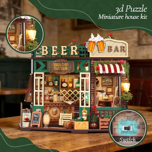 Miniatura 4 de Kit de casa en miniatura de Book Nook DIY