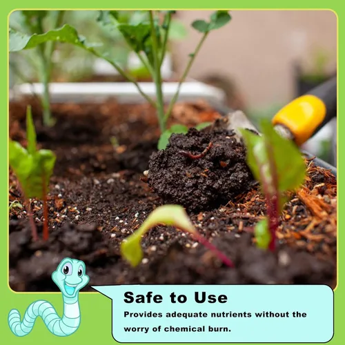 Miniatura 4 de Doter - Fertilizante orgánico de fundición de gusanos, 1.1 libras, fertilizante All Nature para jardinería, tomate, fresa, flores y hierbas