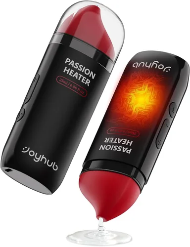 EINSEO Calentador de lubricante a base de agua, calentador de lubricante ajustable de 1 onza líquida 97-115°F con pantalla LCD, calentador de