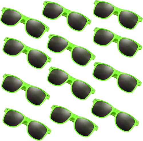FEPITO Paquete de 24 lentes de sol de fiesta a granel para regalos de fiesta de cumpleaños, rellenos de bolsas de golosinas para playa, piscina,