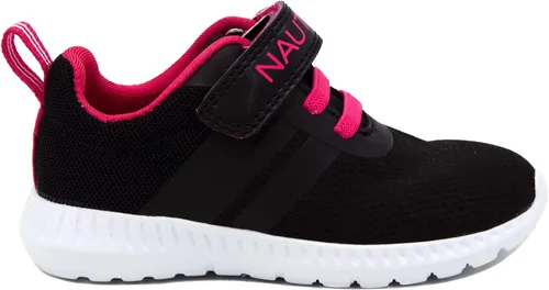 Miniatura 2 de Nautica - Tenis para niños con correa ajustable y cordones elásticos, zapatos informales cómodos para niños y niñas (bebéniño pequeño)