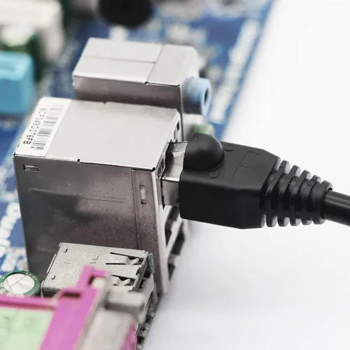 Miniatura 5 de QIANRENON Cable RJ50 10P10C Cat 5E macho a macho modular de cristal con conectores de blindaje para escanear pistolas de código, equipos