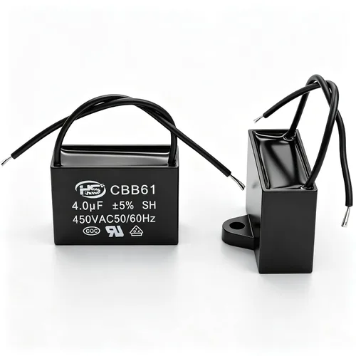 Miniatura 5 de Twidec /2 unids 450 V AC 50/60 Hz Condensadores de película de polipropileno metalizado de 2 hilos para ventilador de techo Motor Start Run 4uf