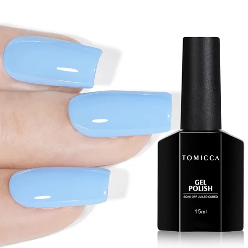 Miniatura 42 de TOMICCA Capa superior de gel mate, 0.5 onzas líquidas, acabado mate para esmalte de uñas de gel, remojar LED UV para curar de larga duración