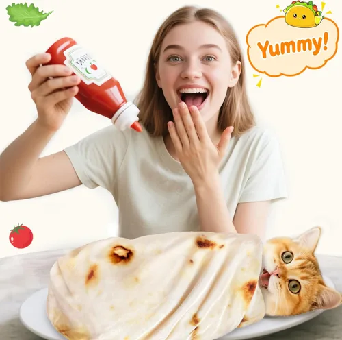 Miniatura 6 de CASOFU Manta envolvente de burritos para bebé, mantas envolventes de tortilla, regalos divertidos para baby shower, niños y niñas, recién nacidos