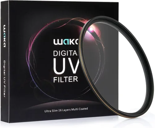 waka Filtro UV MC de 3.031 in – Ultra Delgado 16 capas Multi Recubierto Ultravioleta Filtro de lente de protección para Canon Nikon Sony DSLR lente
