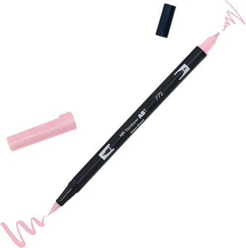 Miniatura 9 de Tombow ABT 800 Rotulador de Doble Punta - Rosa Bebé Rosa pálido