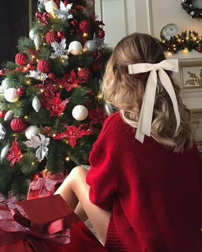 Miniatura 6 de Llazos de terciopelo para mujeres y niñas, lazos de cinta de terciopelo para vacaciones para el cabello, regalos festivos, negro, crema, blanco