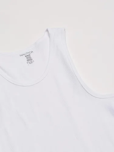 Miniatura 4 de Nautica Paquete de 4 camisetas de algodón acanaladas para hombre