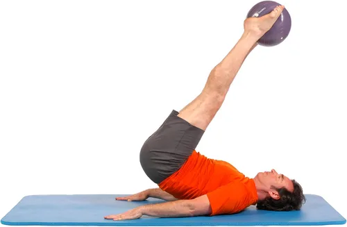 Miniatura 6 de OPTP Triadball – Bola de pilates de 9½ pulgadas de diámetro, entrenamiento de firmeza ajustable y pelota de yoga, para ejercicios de estabilidad