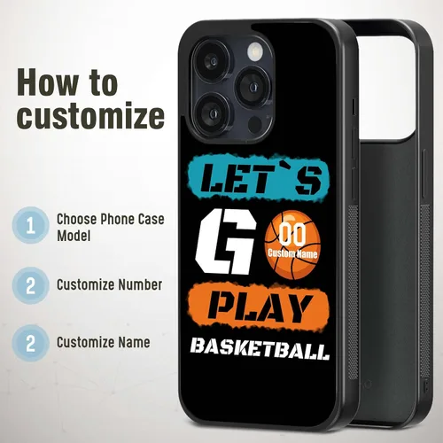 Miniatura 2 de Fundas de teléfono personalizadas de baloncesto para iPhone 11 12 13 14 15 16 17 Pro Max Plus Mini Xr Xs, para Samsung S20 S21 S22 S23 S24 S25 S26