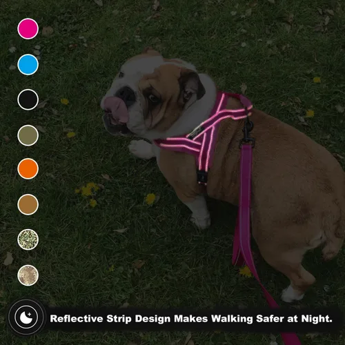 Miniatura 3 de HDKUW Arnés de felpa para perro, chaleco ajustable sin tirones para clima frío, arnés para mascotas para perros pequeños, medianos y grandes, negro