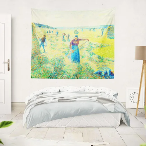 Miniatura 5 de Berkin Arts Tapiz decorativo para colgar en la pared, tela de poliéster de alta calidad, telón de fondo posimpresionismo, francés, 59.1 x 78.7