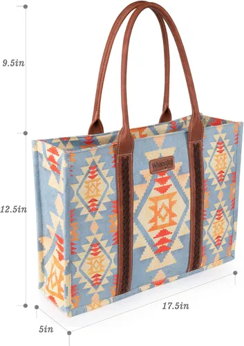 Miniatura 5 de Wrangler Tote Bag for Women Purses Aztec Handbags Western Purses Boho Shoulder Bag