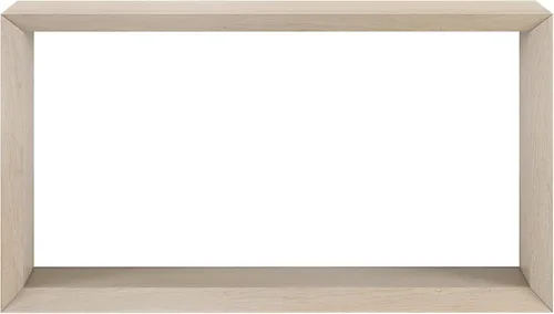 Miniatura 4 de Henn&Hart Mesa de consola rectangular de madera de 55 pulgadas, mesa de sofá con estante de madera para entrada, sala de estar, sofá, pasillo u