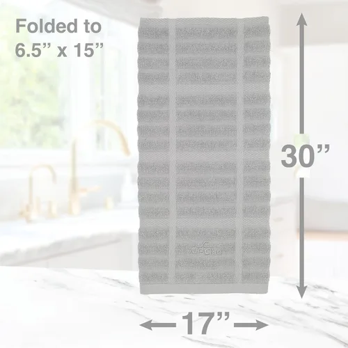 Miniatura 3 de All-Clad Toalla de Cocina Sólida: Altamente Absorbente, Súper Suave de Larga Duración - 100% Algodón, Paño de Cocina de 17"x30" para Limpiar y Secar