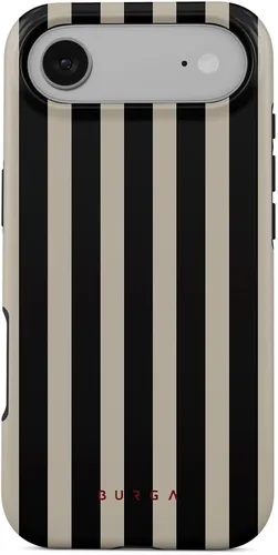 Miniatura 33 de BURGA-Funda p/teléfono compatible c/iPhone 14 Plus, carcasa rígida híbrida de 2 capas + Funda protectora de silicona, almendras latte a lunares